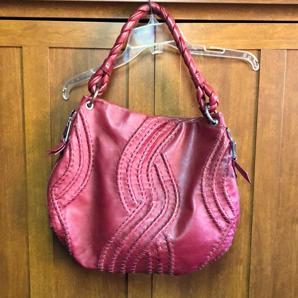 Fenn Wright Manson burgundy purse